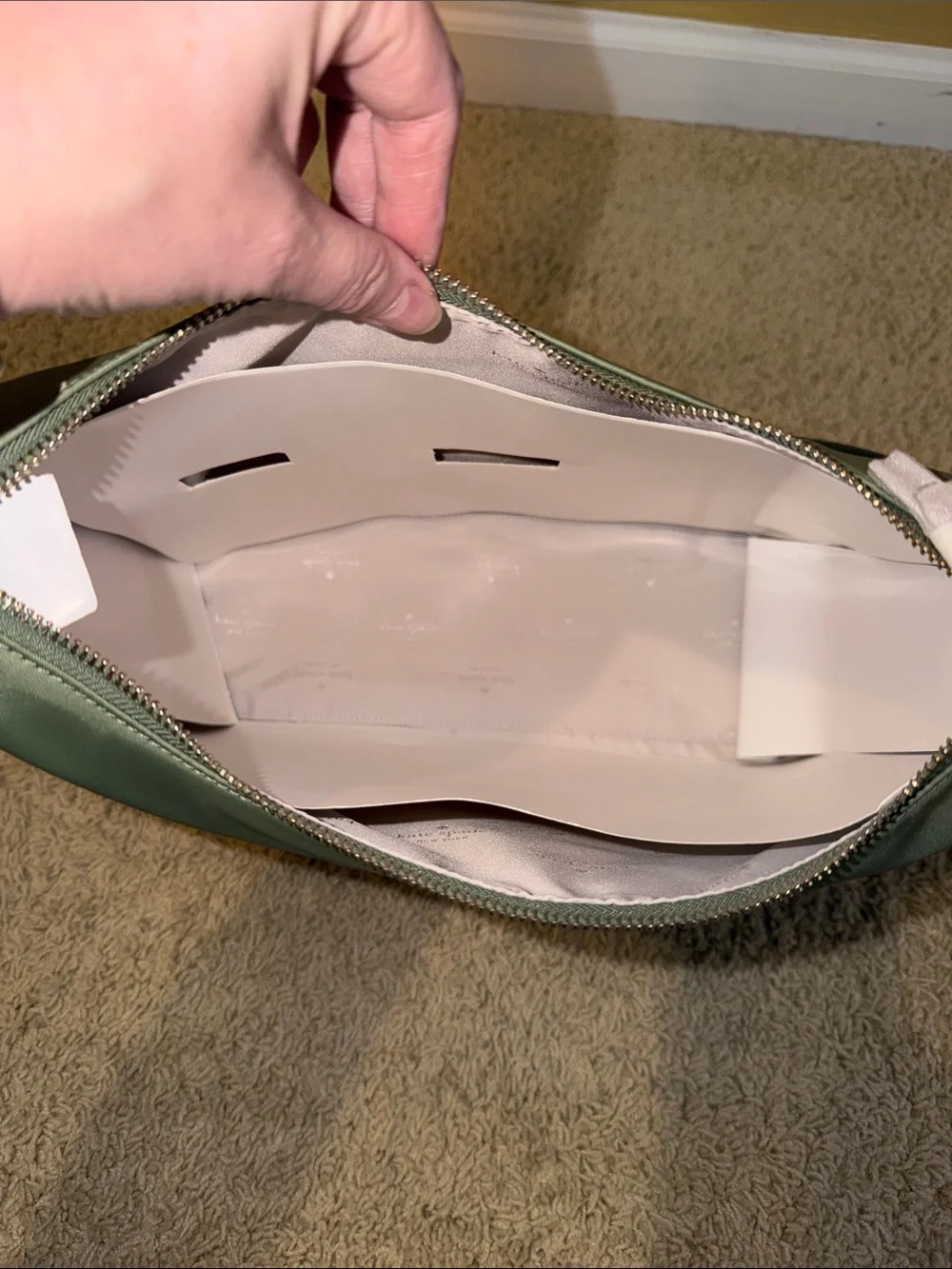 kate spade Sage Green Nylon Shoulder Tote
